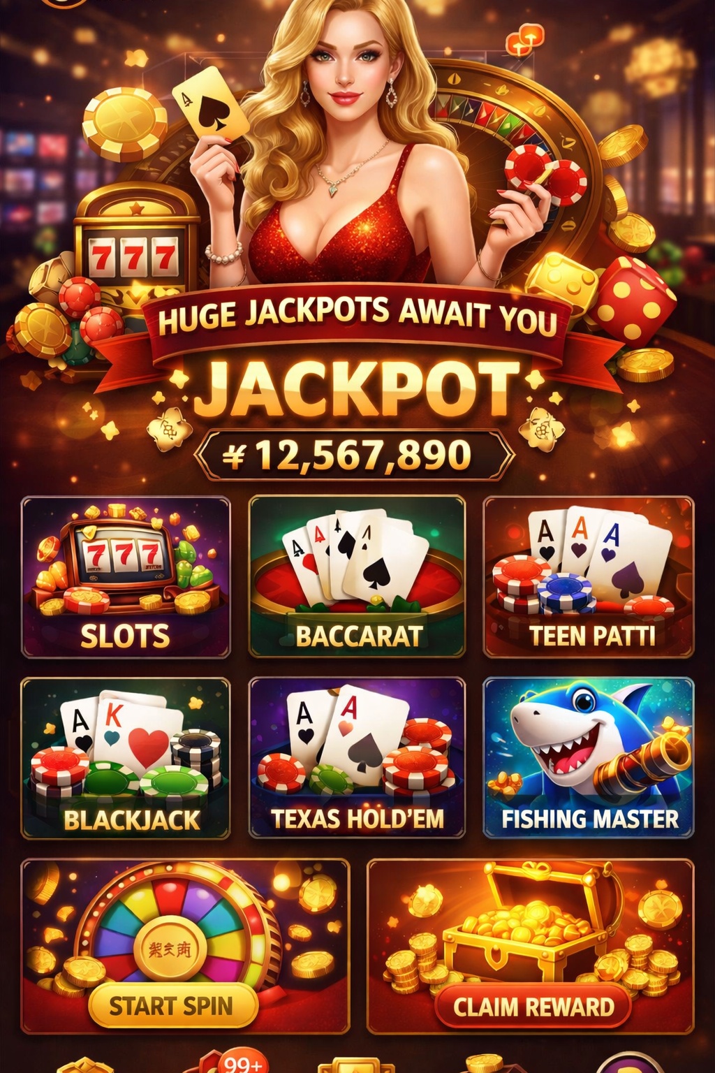 Lucky Jackpot Slots game
